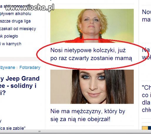 Nosi nietypowe kolczyki