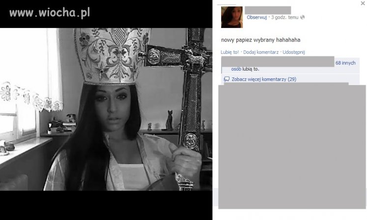 " nowy papież wybrany ... "