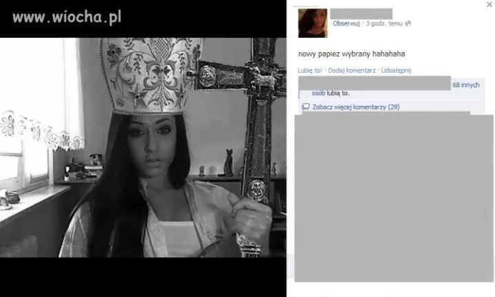 " nowy papież wybrany ... "