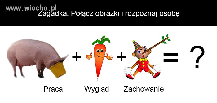 Zagadka - rozpoznaj osobę