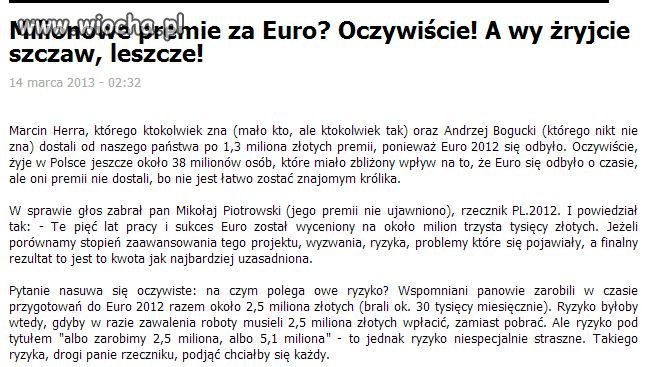 Sytuacja w Polsce coraz lepsza, kolejne premie!