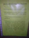 Regulamin korzystania z toalety