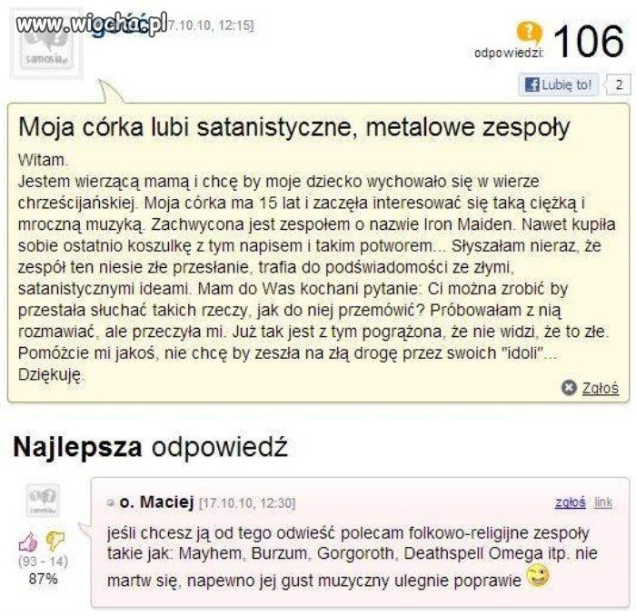 Niegrzeczna córeczka opętana przez szatana...