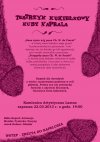 Plakat zapraszający na TEATRZYK KUKIEŁKOWY