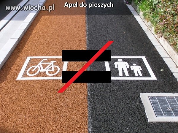 Apel do pieszych