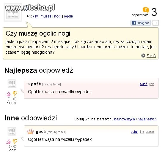 Co te dzieci mają w głowach.