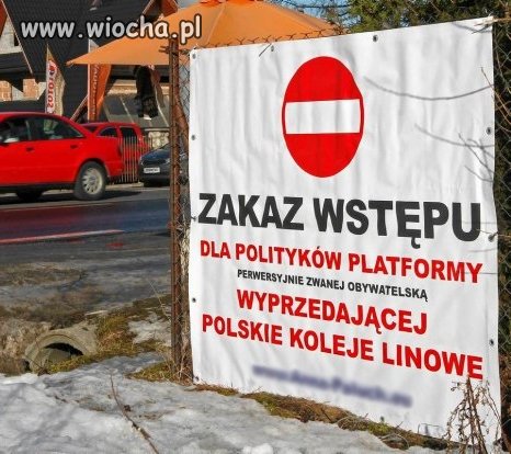 Zakaz wstępu.