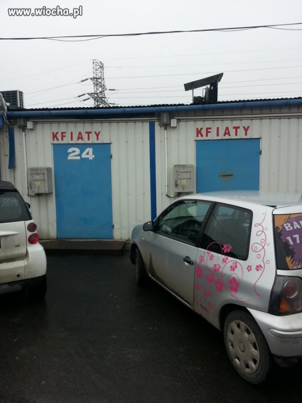 Giełda "kwiatowa" w Krakowie 