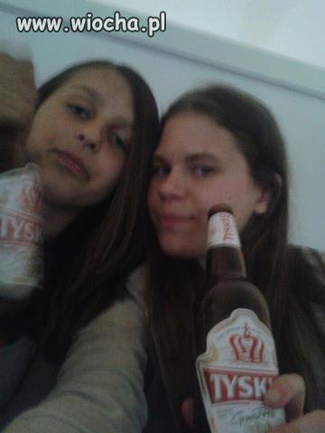 13 latki z piwem.