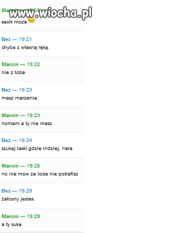 Marcin, lat 30... 