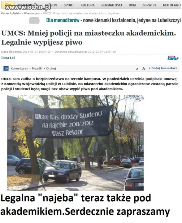 Trzeźwy student, to nie student