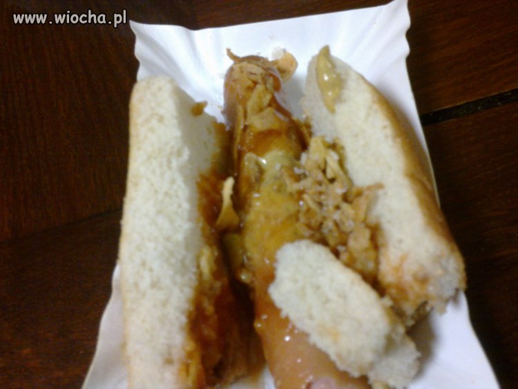 Hot-dog z TESCO z działu Grill