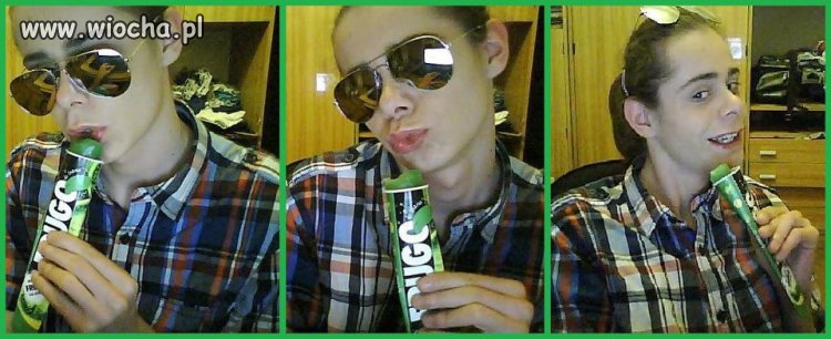 Taki "troszkę" pedalski lans na frugo