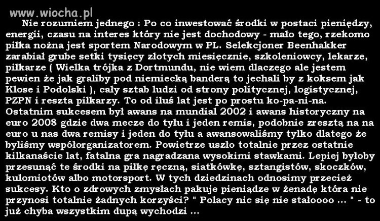 Wstyd Narodowy !