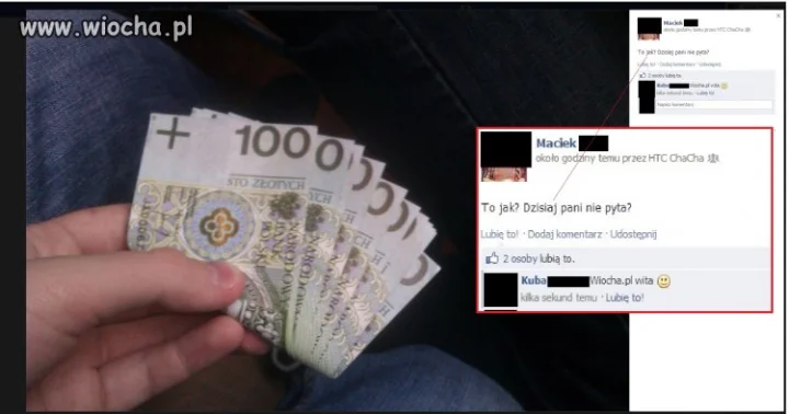Gimbaza chwali się kasą
