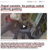 Czekał na patrol półtorej godziny...