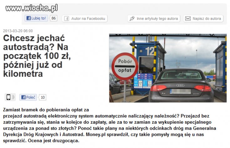 Nowy pomysł GDDKiA
