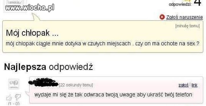 Czułe miejsca ...