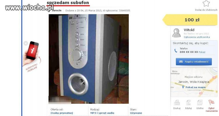 TEGO NIE BYŁO ! " SUBUFON " !!