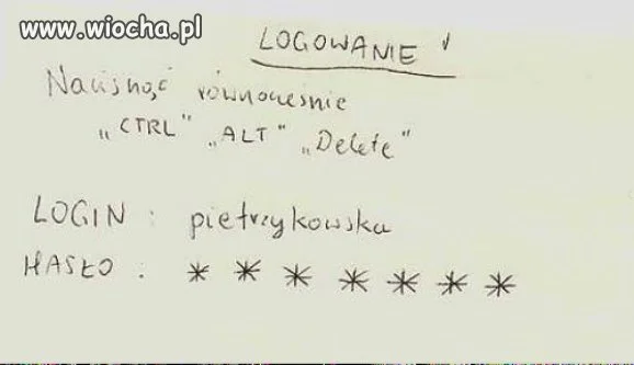 Instrukcja logowania-100% blondynka