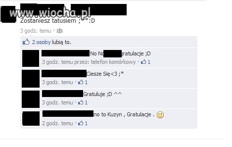 Tak to się oznajmia