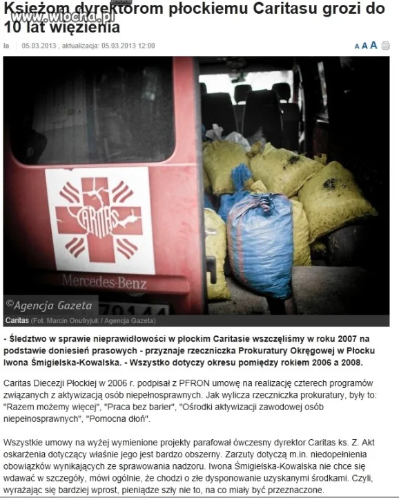 Katolicka działalność