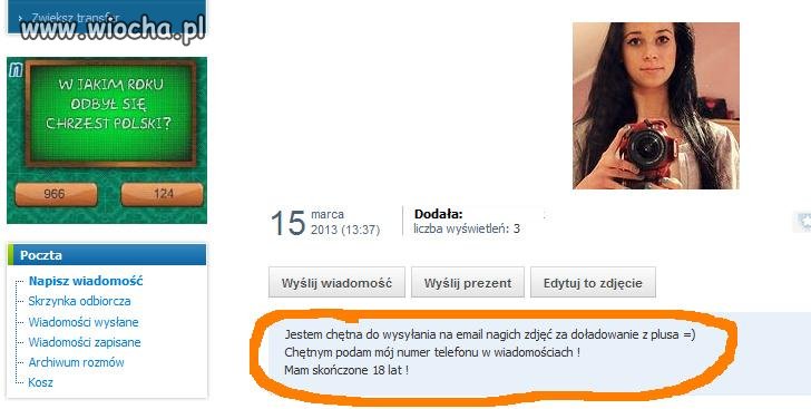 Nagie fotki za doładowanie !