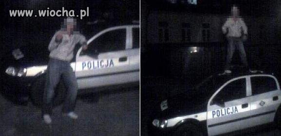 Nie wiem czym on tutaj chciał zaszpanować..