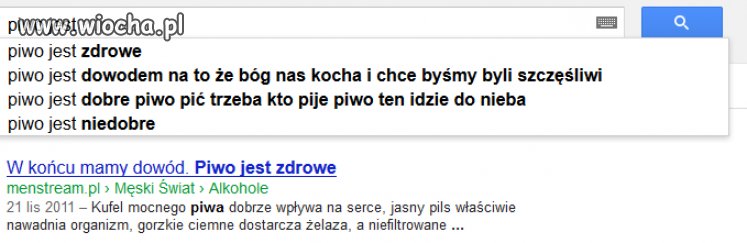 Wujek google dobra rada 