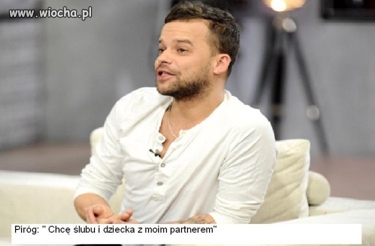 Piróg " Chcę ślubu i dziecka z moim partnerem"