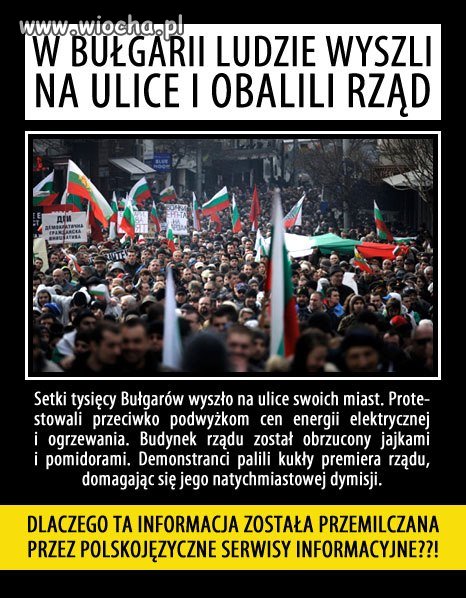 A Polskie media o tym milczą !!!
