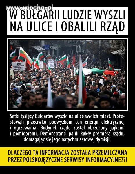 A Polskie media o tym milczą !!!
