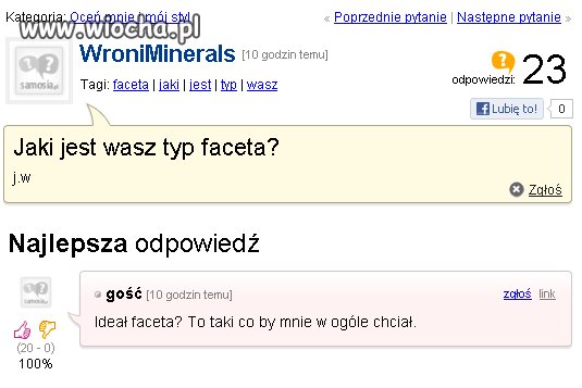 Ideał faceta...