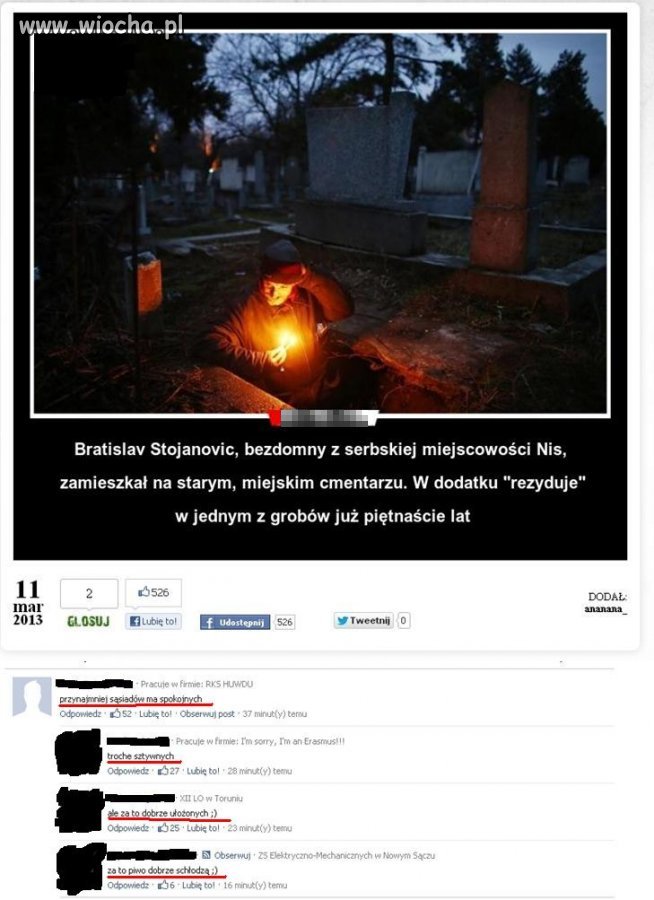 Aż za spokojny sąsiad...