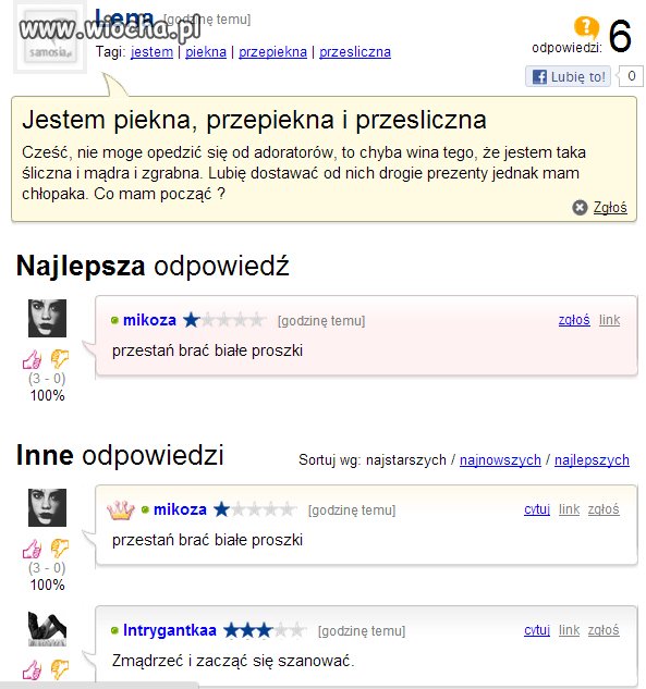 Ideał kobiety - skromna i nie leci na kasę...
