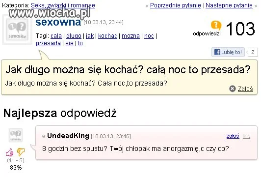 Jak długo się można kochać...