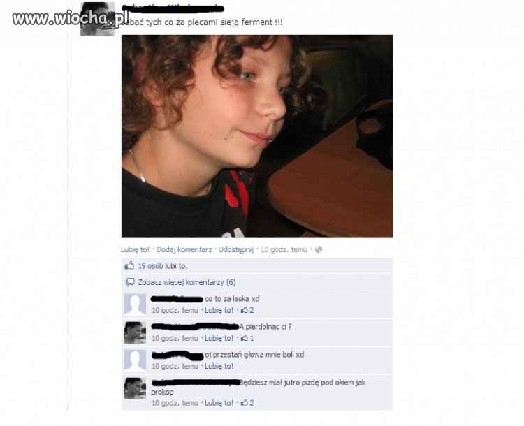 Młodzież na FaceBook
