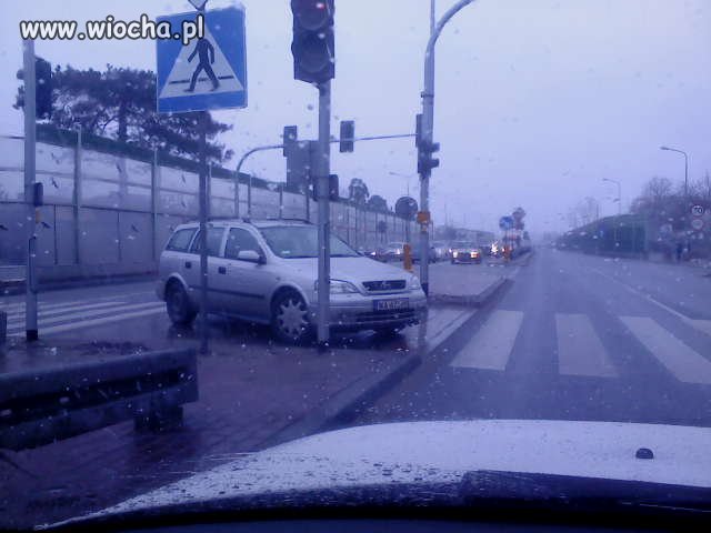Idealne miejsce na parking.