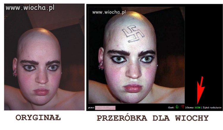 Wiochą jest przerabianie zdjęć...