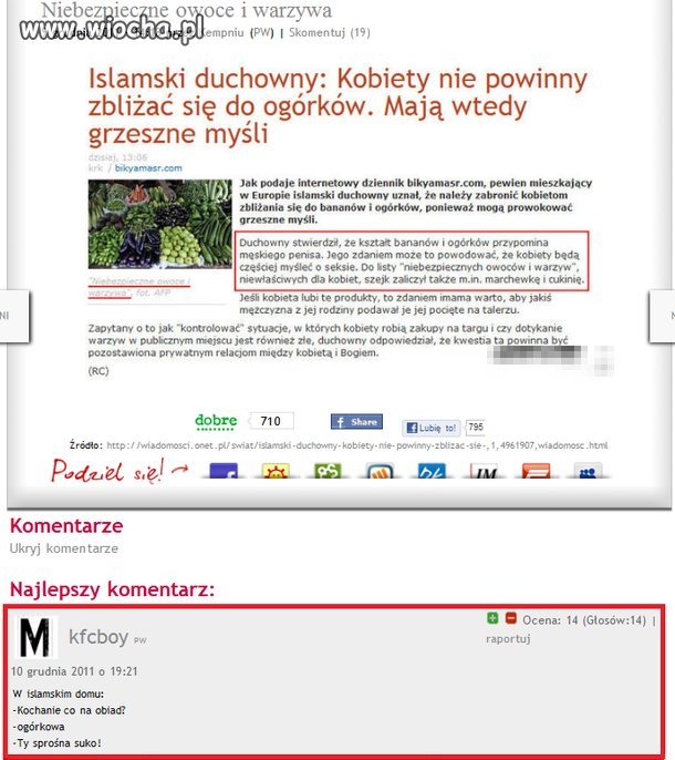 Banany, ogórki, marchewki..