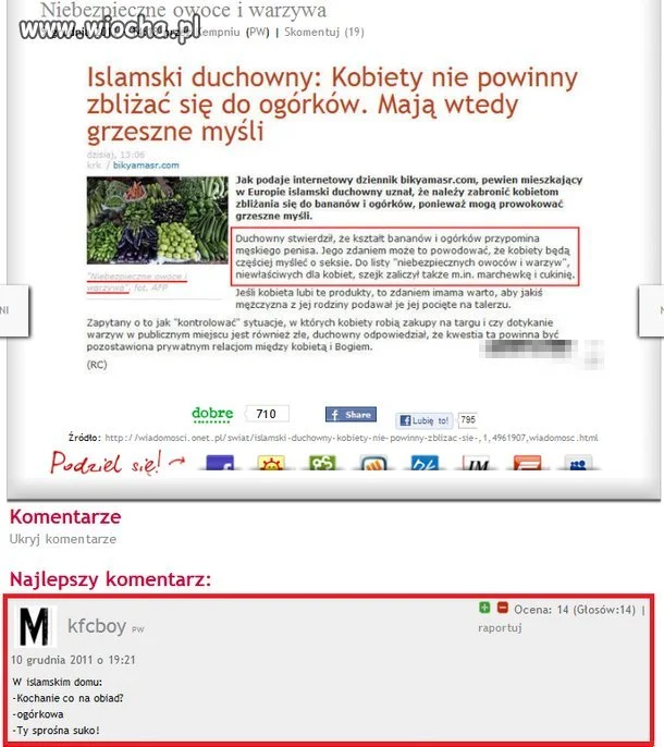 Banany, ogórki, marchewki..