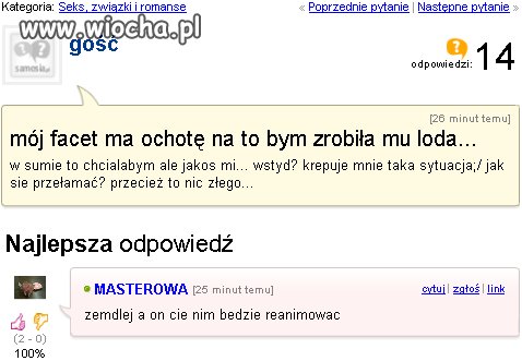 Dylemat pewnie jakiejś blondynki 