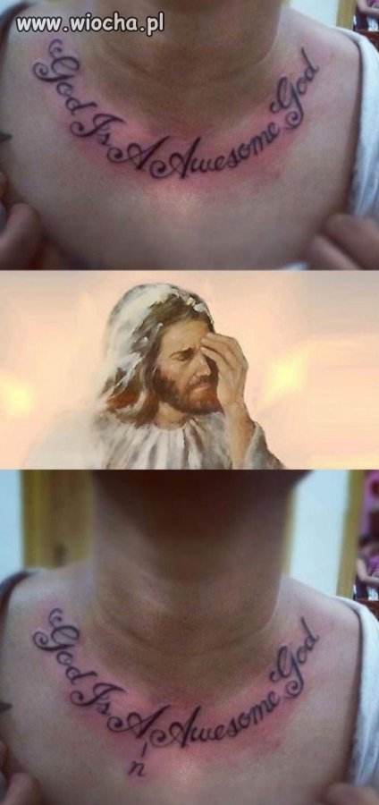 Robiąc tatuaż