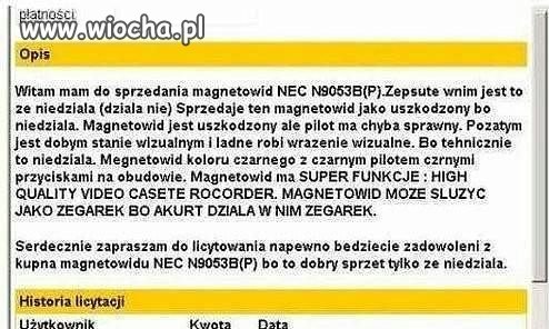 Mam do sprzedania ...