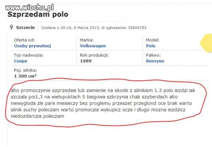 "iezdzi iak szczala poi 1,3"