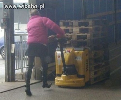 W pracy