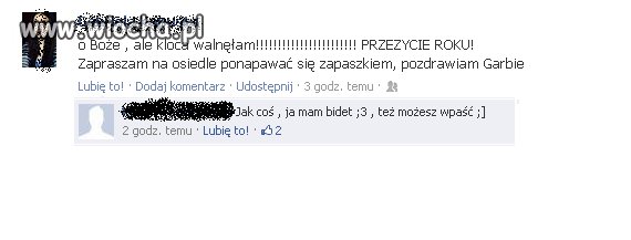 Gratuluję wielkiego kloca ! 