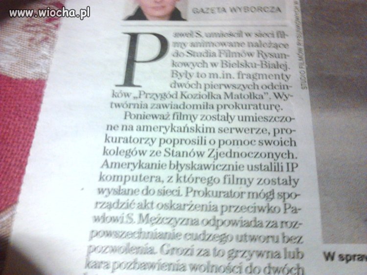 Brawo dla organów ścigania