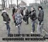 Wrong neighbourhood