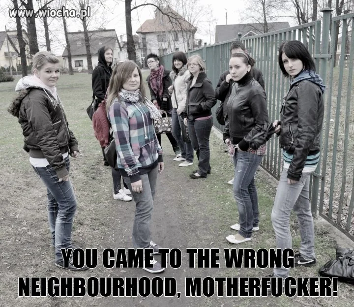 Wrong neighbourhood